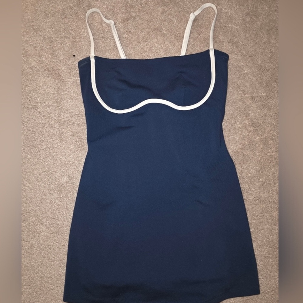 ALO Yoga Airbrush Streamlined Dress - Navy Medium